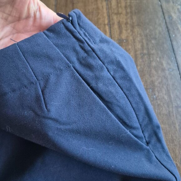 Sigrid Olsen Womens Navy Wide Leg Pants Size 14 - Picture 4 of 5